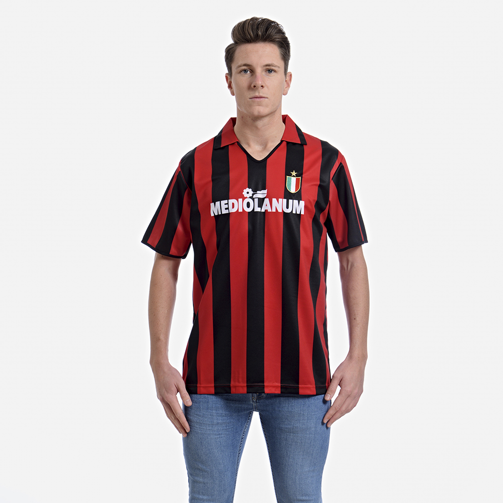 Red Score Draw AC Milan '88 Home Shirt