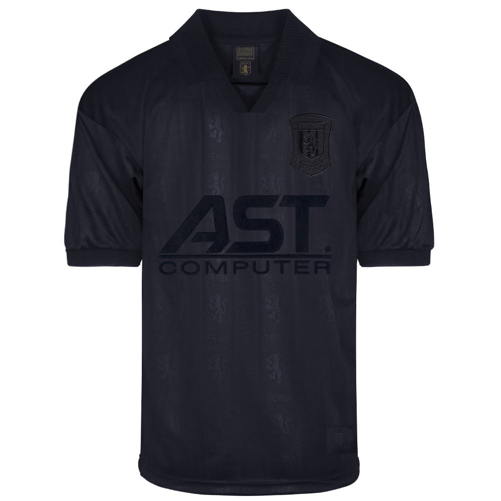 Aston Villa 1996 Black Out Retro Football Shirt