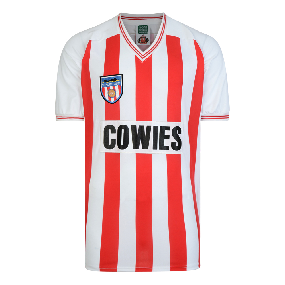 Sunderland Home football shirt 1983 - 1985. Sponsored by no sponsor