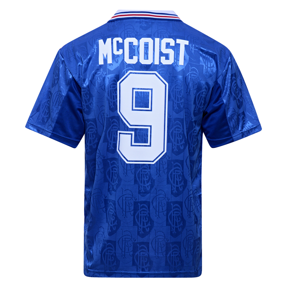Rangers 1996 No9 McCoist Shirt | Rangers Retro Jersey | 3 Retro