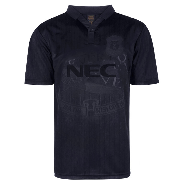 Everton 1995 Black Out Retro Football Shirt