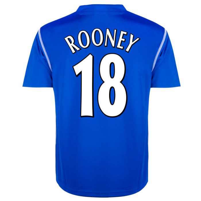 Everton 2002 Rooney No 18 Retro Football Shirt