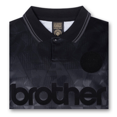 Manchester City 1990 Black Out Retro Shirt
