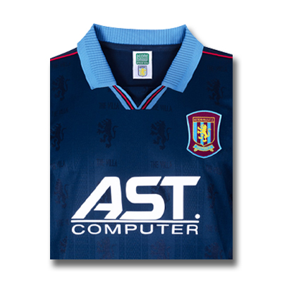 Aston Villa 1996 Away Retro Football Shirt
