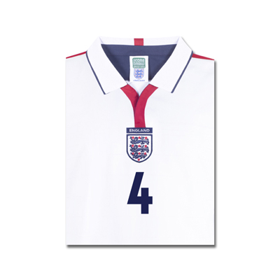 England 2004 No 4 Gerrard Retro Football Shirt