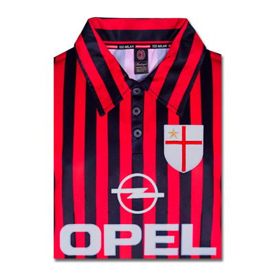 AC Milan 2000 Centenary Maldini No 3 Retro Shirt