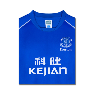 Everton 2002 Rooney No 18 Retro Football Shirt